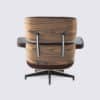 Stefano Lounge Chair and Ottoman in Dark Brown Full Grain Leather and XL Rosewood High Version - Image 6