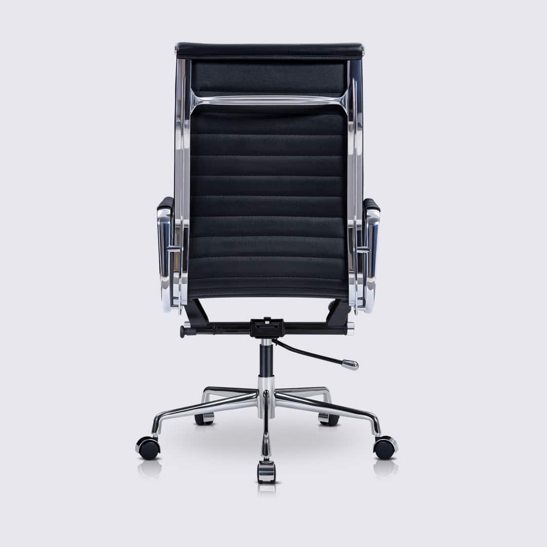 Chaise ergonomique noire avec têtière Polar - OfficePro - Prosiege