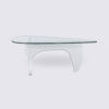 Mesa de centro com design em madeira de freixo branco e vidro temperado de 19 mm - Gio - Image 4