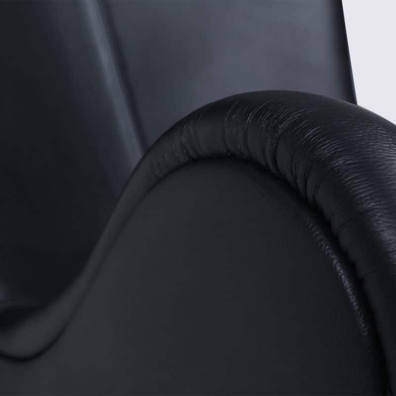 copie fauteuil design imola en cuir pleine fleur noir louisa