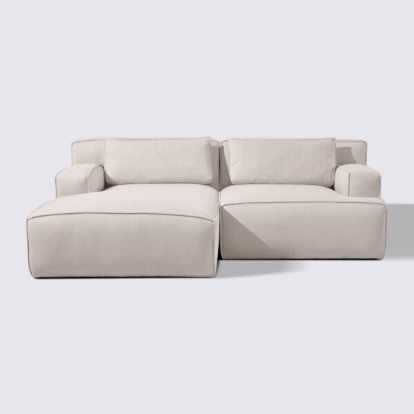 left corner sofa fabric crème modulable 3-seater lorenzo high-end luxury wide seat xxl meridienne