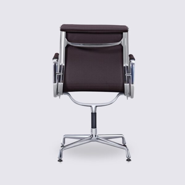 eames bürosessel soft pad ea208 kopieren leder dunkelbraun feste ergonomische Basis