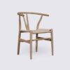 set di 2 sedie da pranzo a spina di pesce in frassino e rattan naturale CH24 Hans Wegner Carl Hansen 6