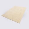 tapis de salon en laine beige crème moderne 200cm grand format fait main tribeca