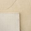 tapis de salon en laine beige crème moderne 300cm grand format fait main tribeca