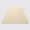 tapis salon fait main beige crème clair grand 200cm par 300cm fait main motif rond bellagio