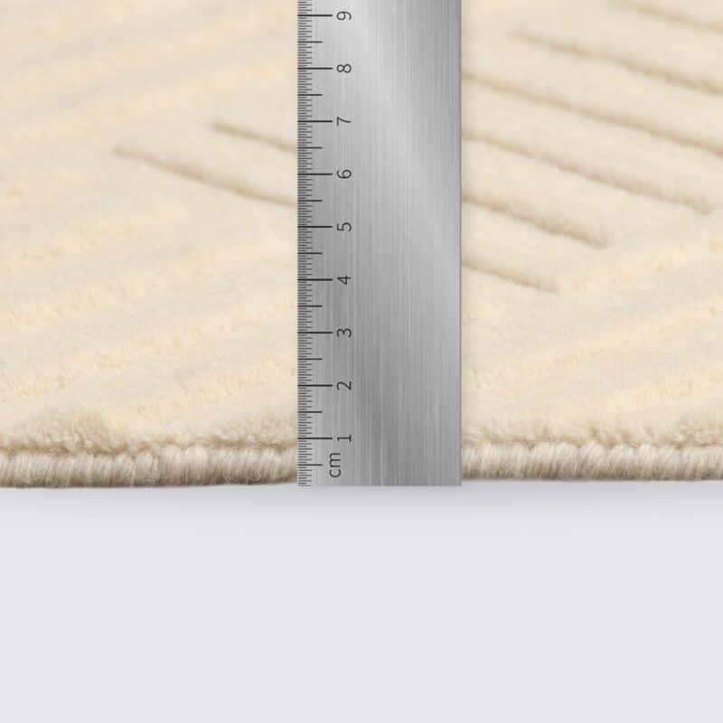 tapis de salon fait main beige crème clair grand 200cm par 300cm fait main motif lena