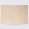 tapis chambre moderne motif vagues beige crème fait main en laine naturelle grand 200cm 300cm