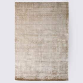 Tapis uni crème fait main en viscose 160 x 230 cm – Manarola