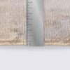 tapis de salon uni beige crème fait main en viscose grand 200cm 300cm