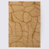 tapis moderne marron clair taupe fait main taches grand format 200cm 300cm pour salon selva