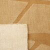 tapis moderne taupe fait main taches grand format 200cm pour salon selva