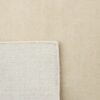 tapis uni avec bordure moderne beige blanc crème fait main grand format 200cm 300cm chambre a coucher