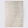tapis uni moderne blanc crème fait main en viscose grand format 200cm 300cm pour salon