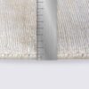 tapis uni moderne blanc crème fait main en viscose grand 200cm pour salon