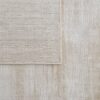 tapis uni moderne crème fait main en viscose grand format 200cm 300cm pour salon