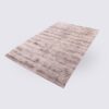 tapis uni moderne taupe marron tissé main en viscose grand format 200cm 300cm pour salon 1