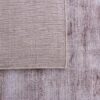 tapis uni moderne taupe marron fait main en viscose grand format 200cm pour salon 1