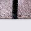 tapis uni moderne taupe fait main en viscose grand format 200cm 300cm pour salon 1
