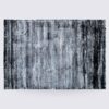 tapis de salon tissé main gris foncé charbon grand design moderne ivy 200cm 300cm