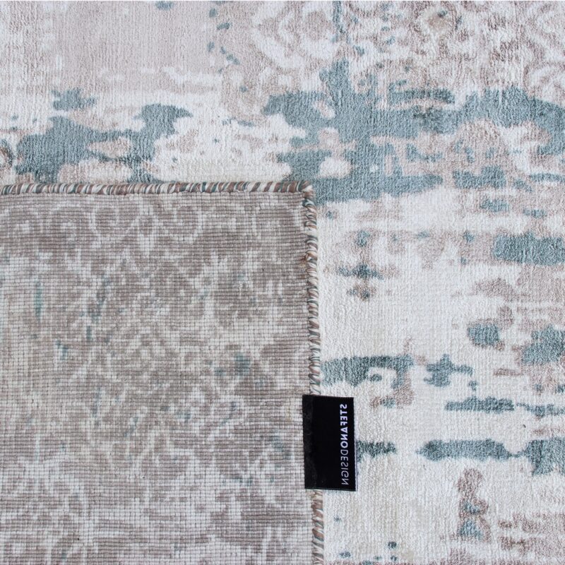 tapis salon fait main moderne crème grège grand design moderne zola 200cm 300cm