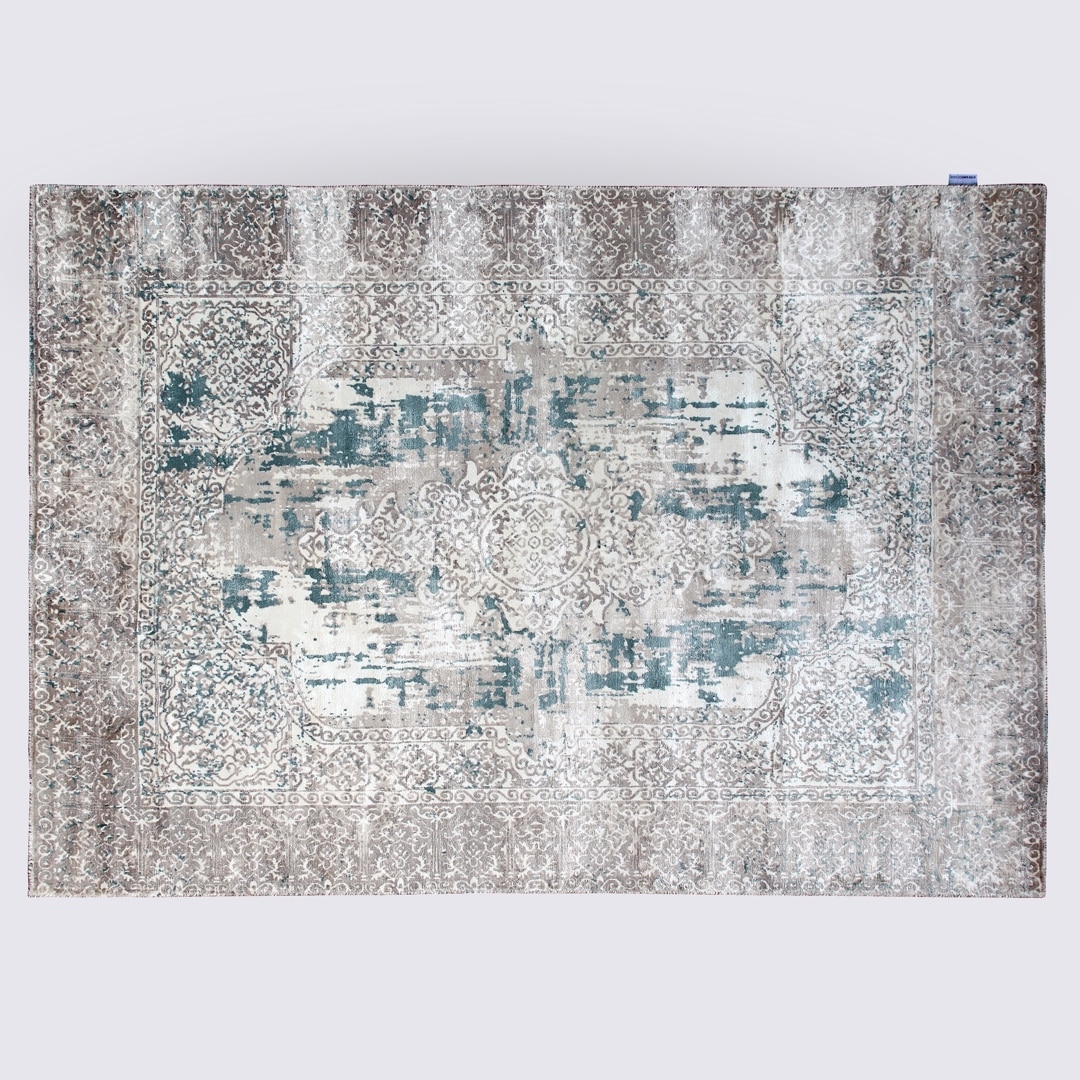 tapis de salon fait main moderne crème grège moderne zola 200cm 300cm
