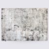tapis de salon fait main moderne gris taupe creme leonardo 160cm 230cm