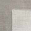 tapis de salon fait main moderne gris clair uni laine corado 160cm 230cm