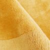 tapis chambre fait main moderne rectangle jaune or moutarde uni laine corado 160cm 230cm