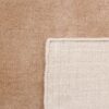 tapis chambre a coucher fait main moderne rectangle taupe marron uni corado 160cm 230cm