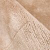 tapis de salon fait main moderne rectangle taupe marron uni corado