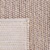 tapis de salon uni boule fait main rectangle en laine et coton moderne couleur taupe marron 300cm 200cm tapis de salon uni fait main rectangle en laine et coton moderne couleur taupe marron 300cm 200cm
