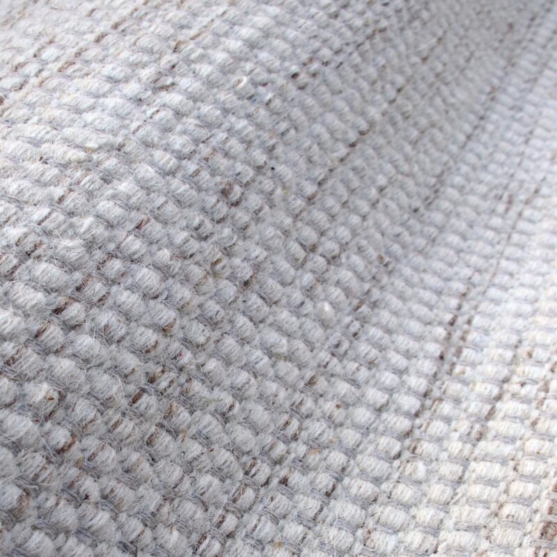 tapis fait main rectangle en laine et coton moderne couleur crème 200cm 300cm