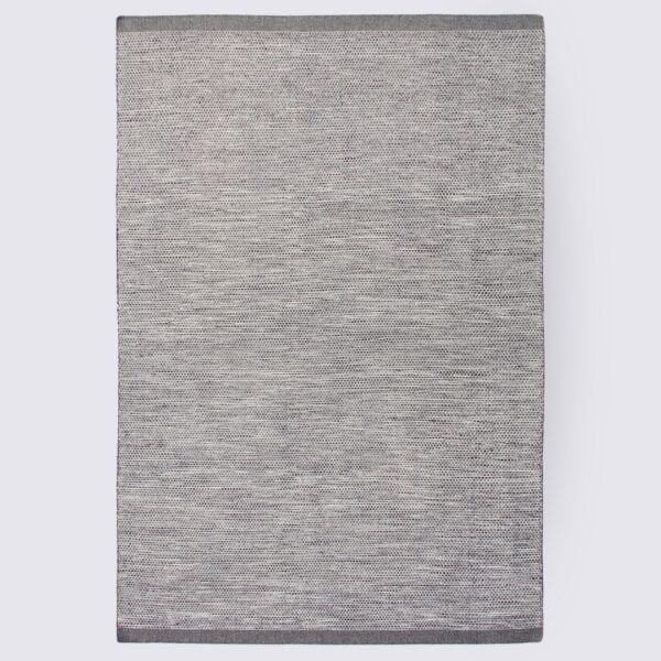 tapis fait main rectangle en laine et coton moderne couleur taupe 300cm