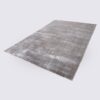 tapis moderne gris clair fait main manarola en viscose pour chambre 160cm 230cm
