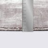 tapis moderne gris clair tissé main manarola en viscose pour le salon 160cm 230cm