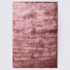 tapis moderne uni rouge bordeaux grand fait main manarola en viscose pour le salon 160cm 230cm