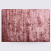 tapis uni rouge bordeaux grand format fait main manarola en viscose pour le salon 160cm 230cm
