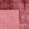 tapis moderne uni rouge bordeaux grand fait main manarola en viscose pour le salon 230cm