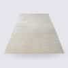 tapis fait main moderne uni crème avec motif vagues en laine nouvelle zelande 200cm 300cm 160cm 230cm chambre a coucher