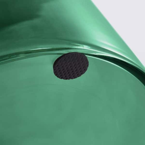 table basse design bell replica en verre trempe vert bouteille style classicon