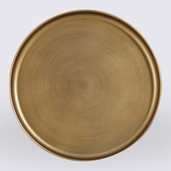 table d'appoint verre trempe plateau en metal bel